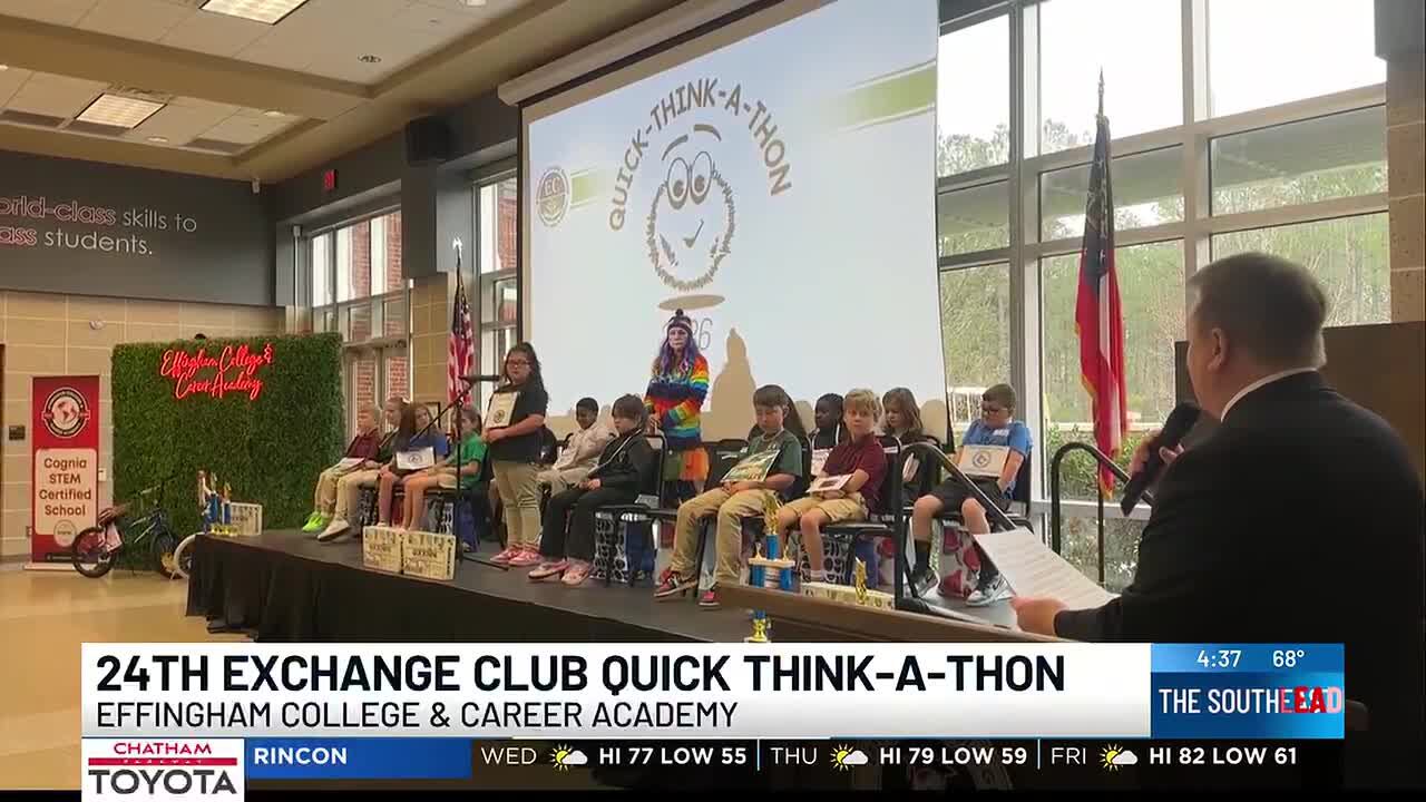 Effingham County Exchange Club holds Quick-Think-a-Thon competition