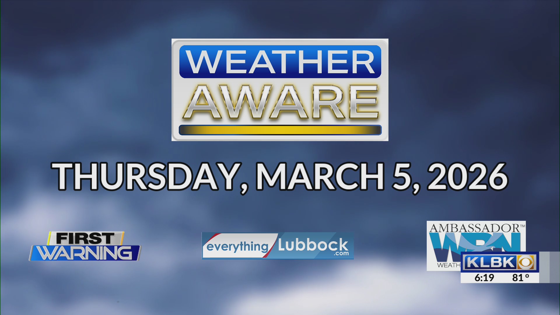 KLBK 6 PM weather update | Tuesday, March 3, 2026