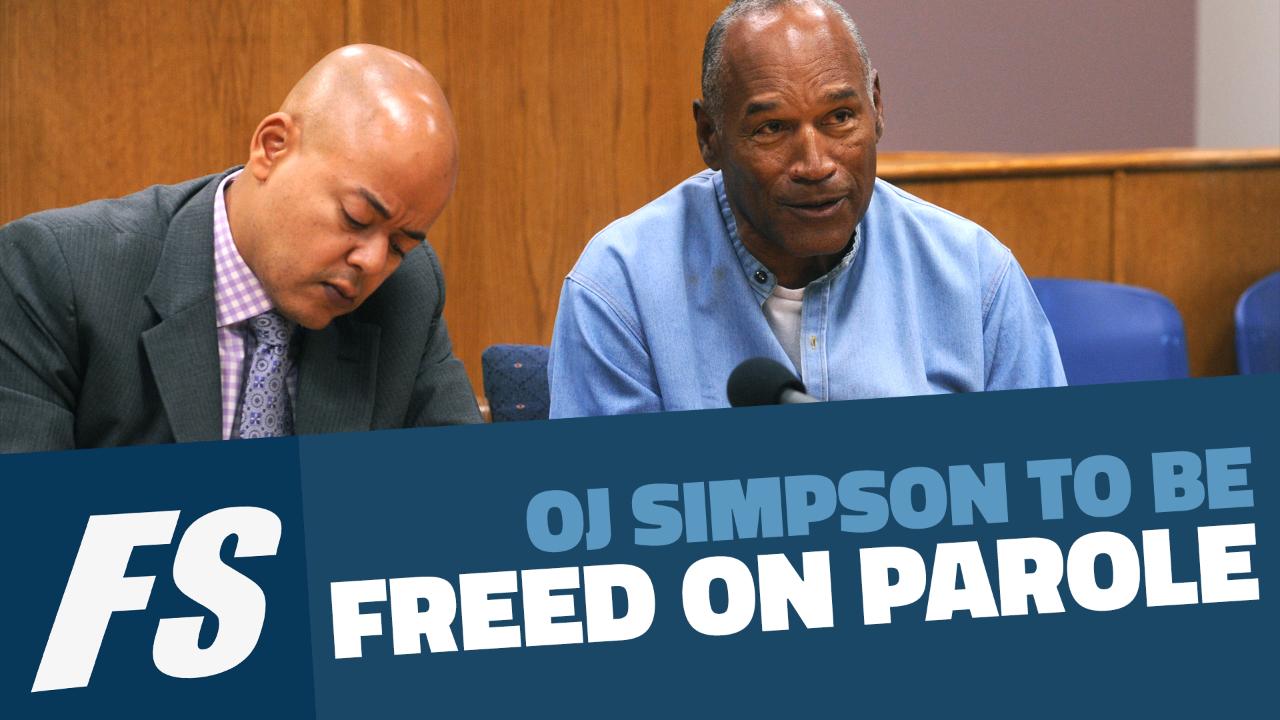 OJ Simpson to be freed on parole in armed robbery case