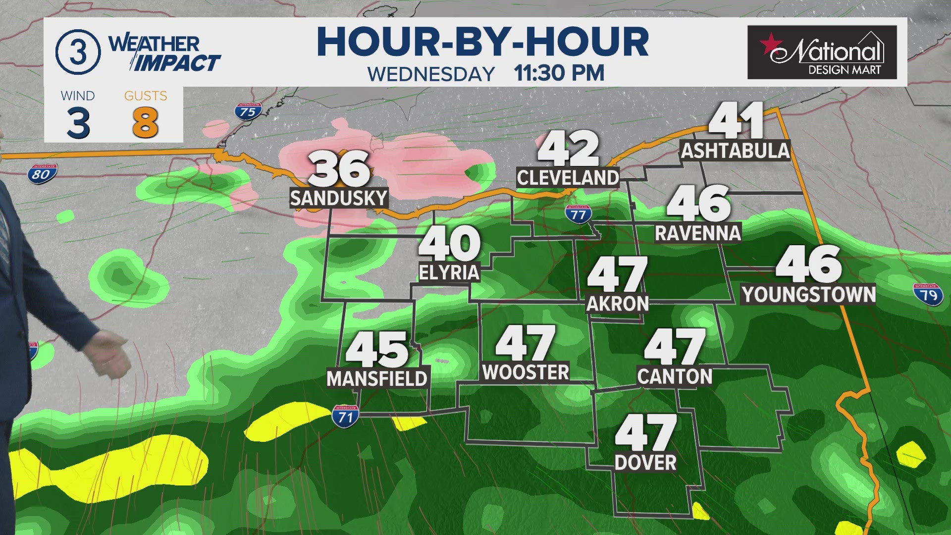 Cleveland area weather forecast: Warming up, rainy pattern ahead