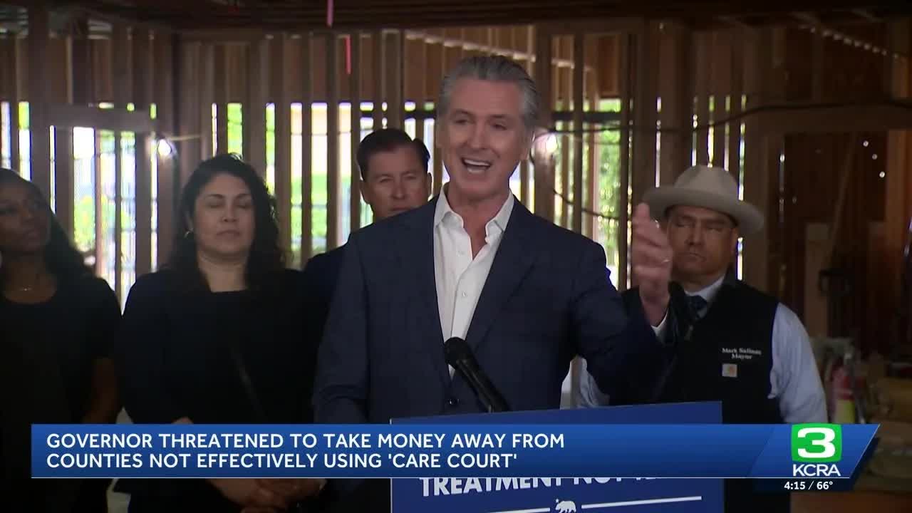 Governor Newsom warns counties to improve CARE Court implementation