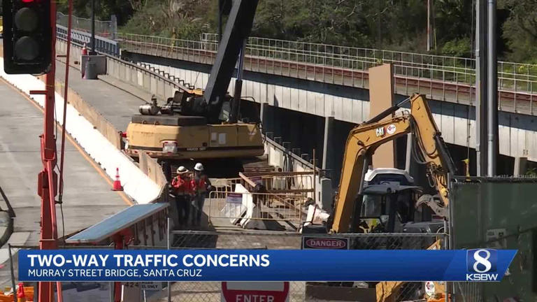Murray Street Bridge reopens to two-way traffic in Santa Cruz