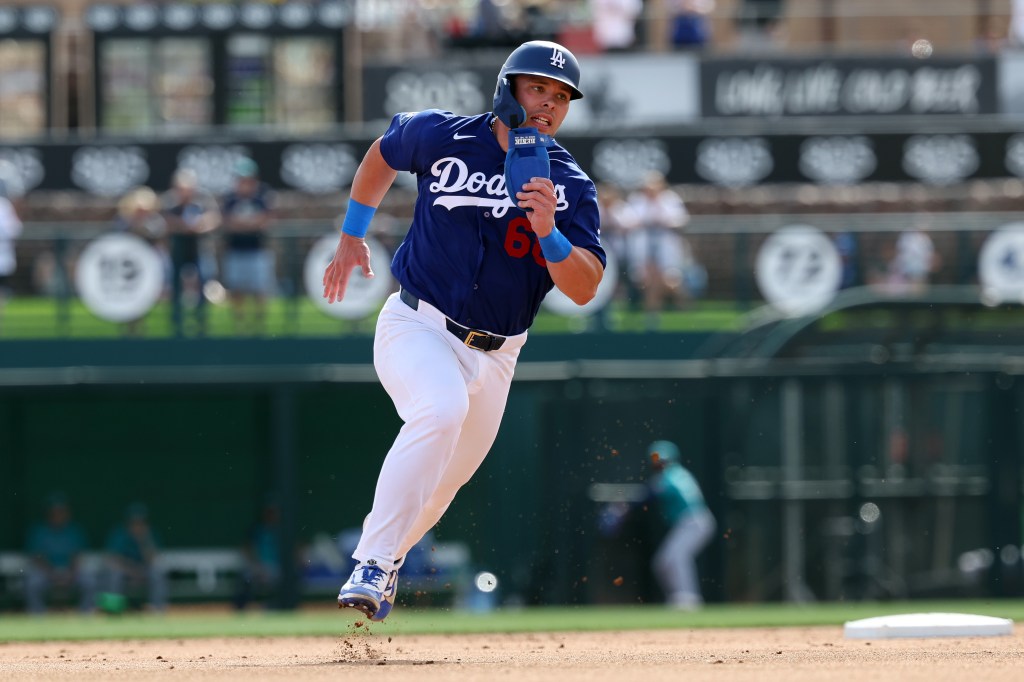Dalton Rushing trying to cement his place in Dodgers star-studded team
