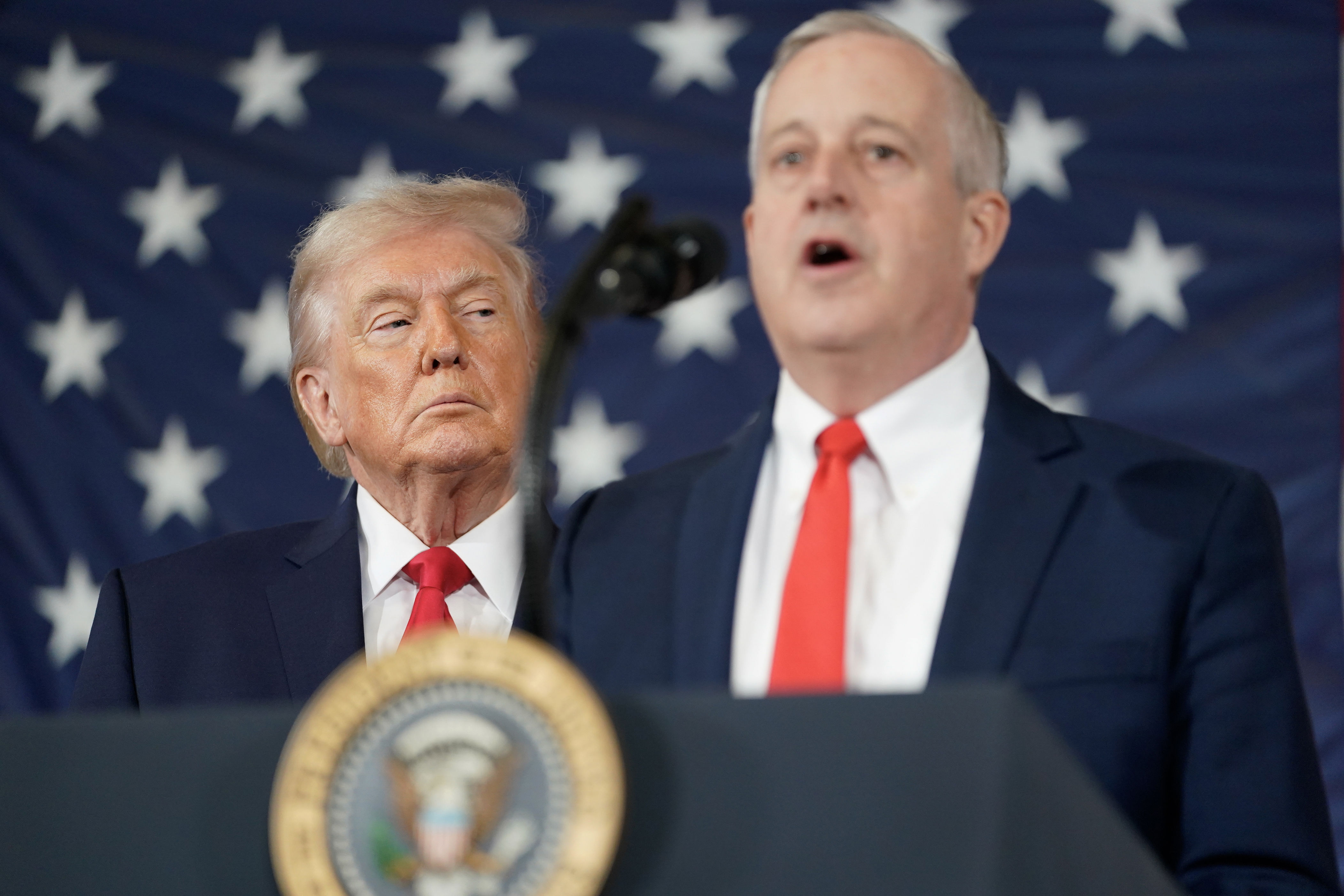 Donald Trump reacts to Michael Whatley win in North Carolina<br><br>