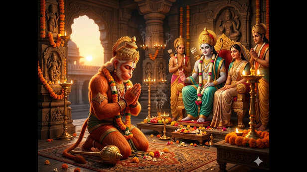 Why Hanuman is called the protector of the weak