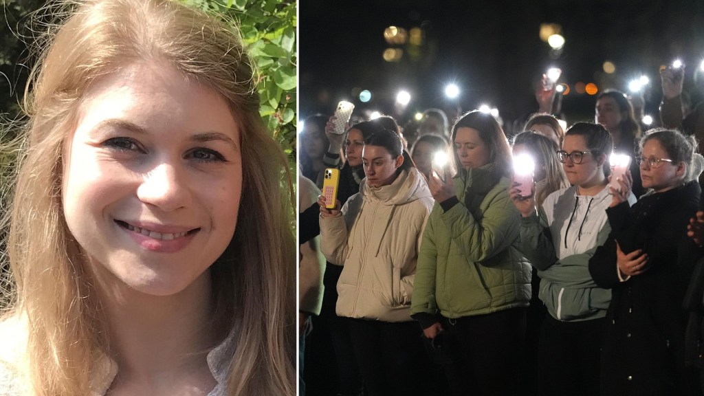 Crowd gathers for vigil to mark five years since Sarah Everard’s death<br>