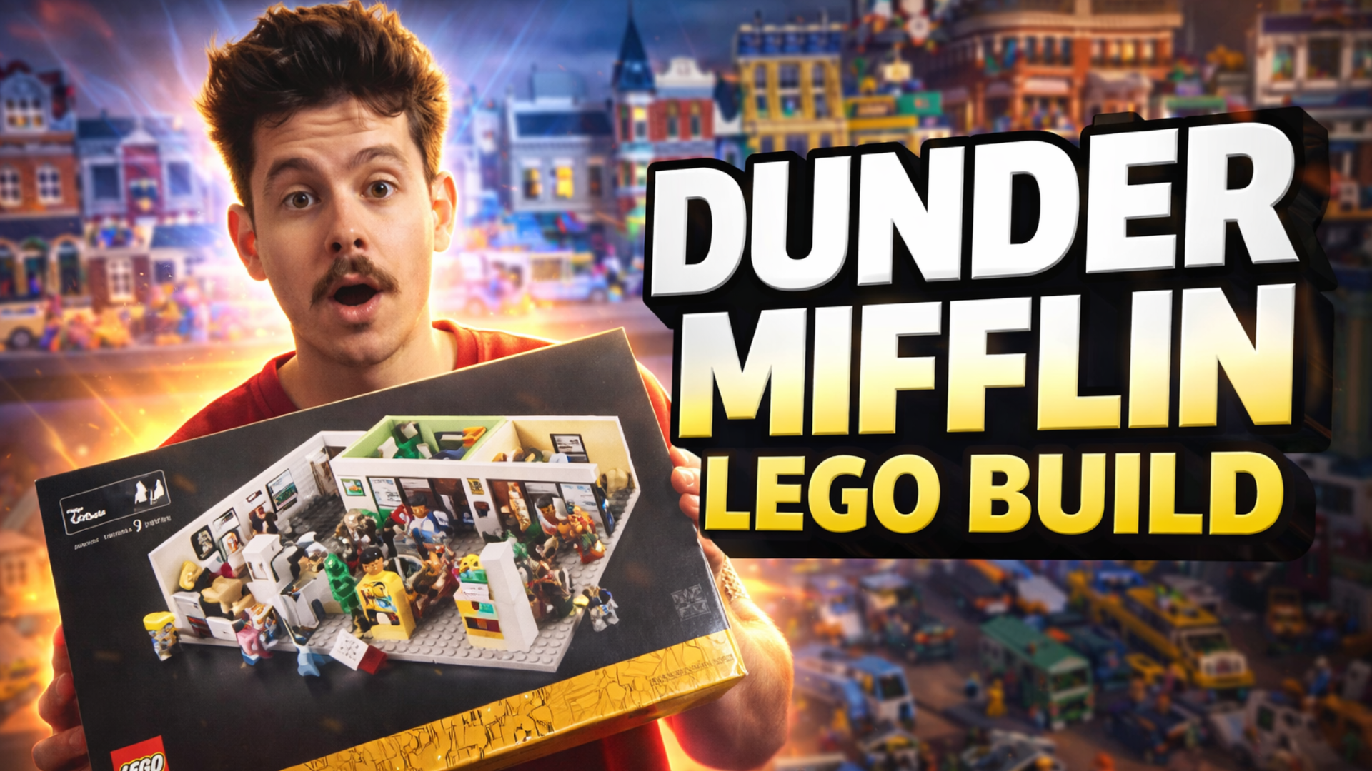 Lego Group build of Dunder Mifflin from The Office mind-blowing details