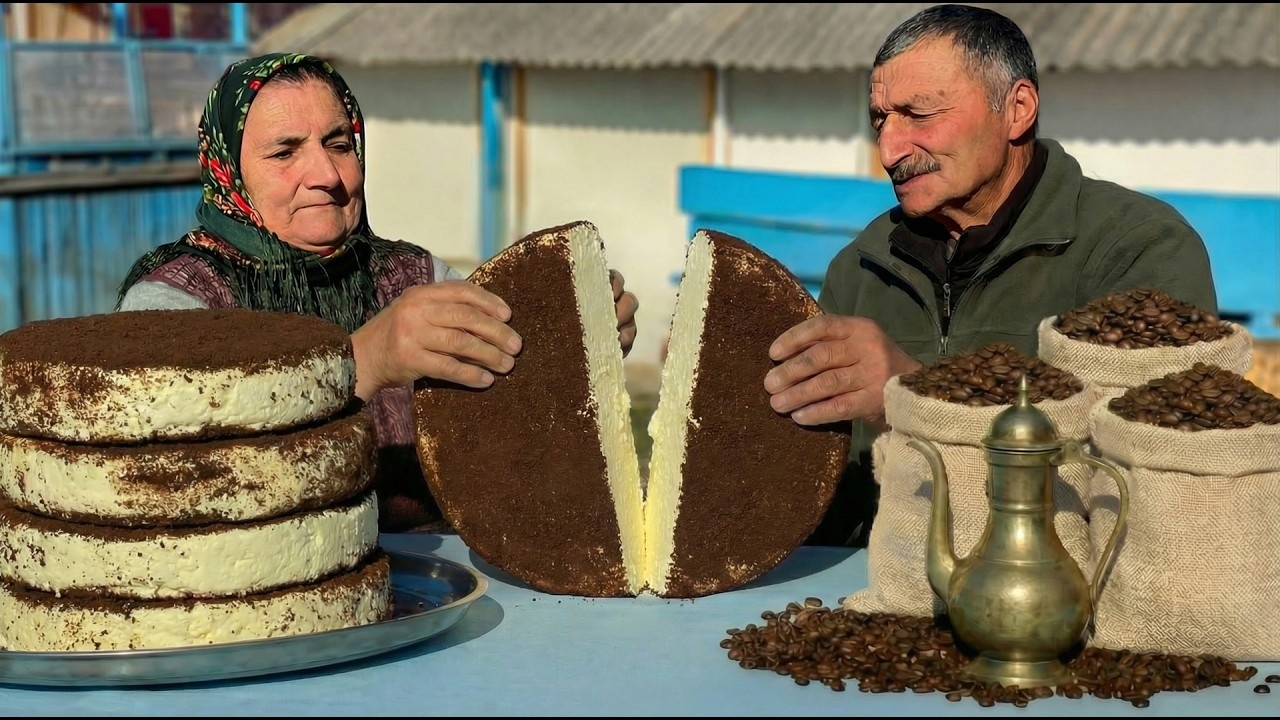 Authentic village coffee cheese made the easy way