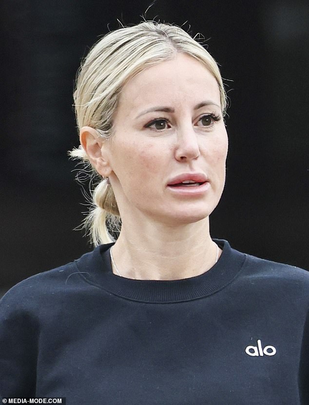 Roxy Jacenko makes rare appearance makeup-free as she jets into Sydney ...