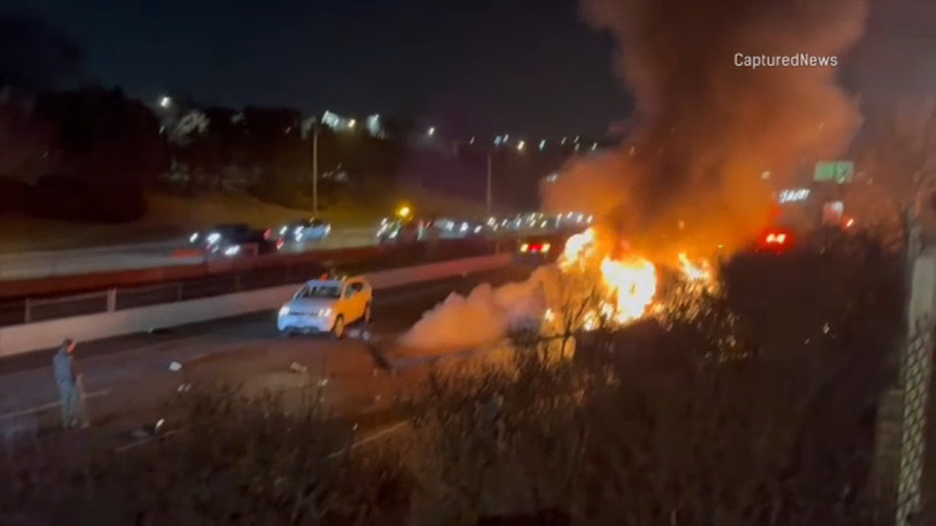 1 killed in fiery 5-vehicle crash on Kennedy Expressway on NW Side