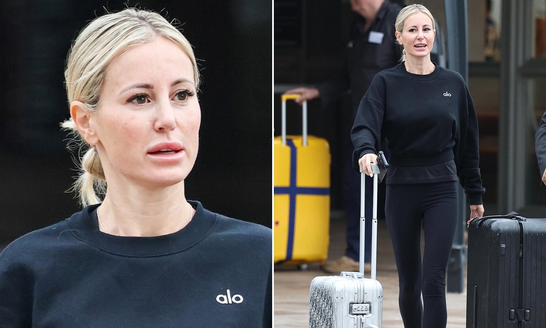 Roxy Jacenko makes rare appearance makeup free as she jets into Sydney ...