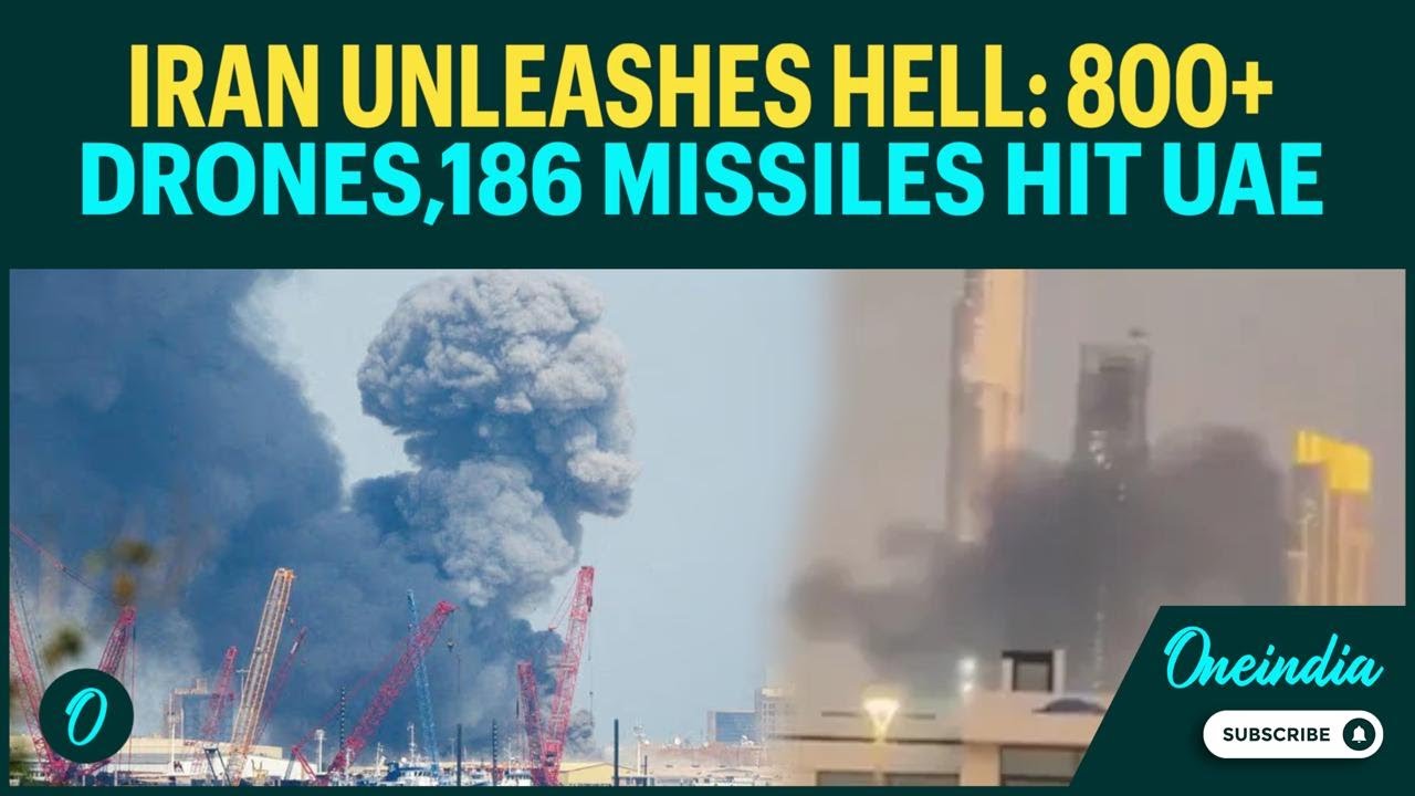 Inside Iran’s chilling UAE bombing: 186 missiles, 800 drones pound UAE ...