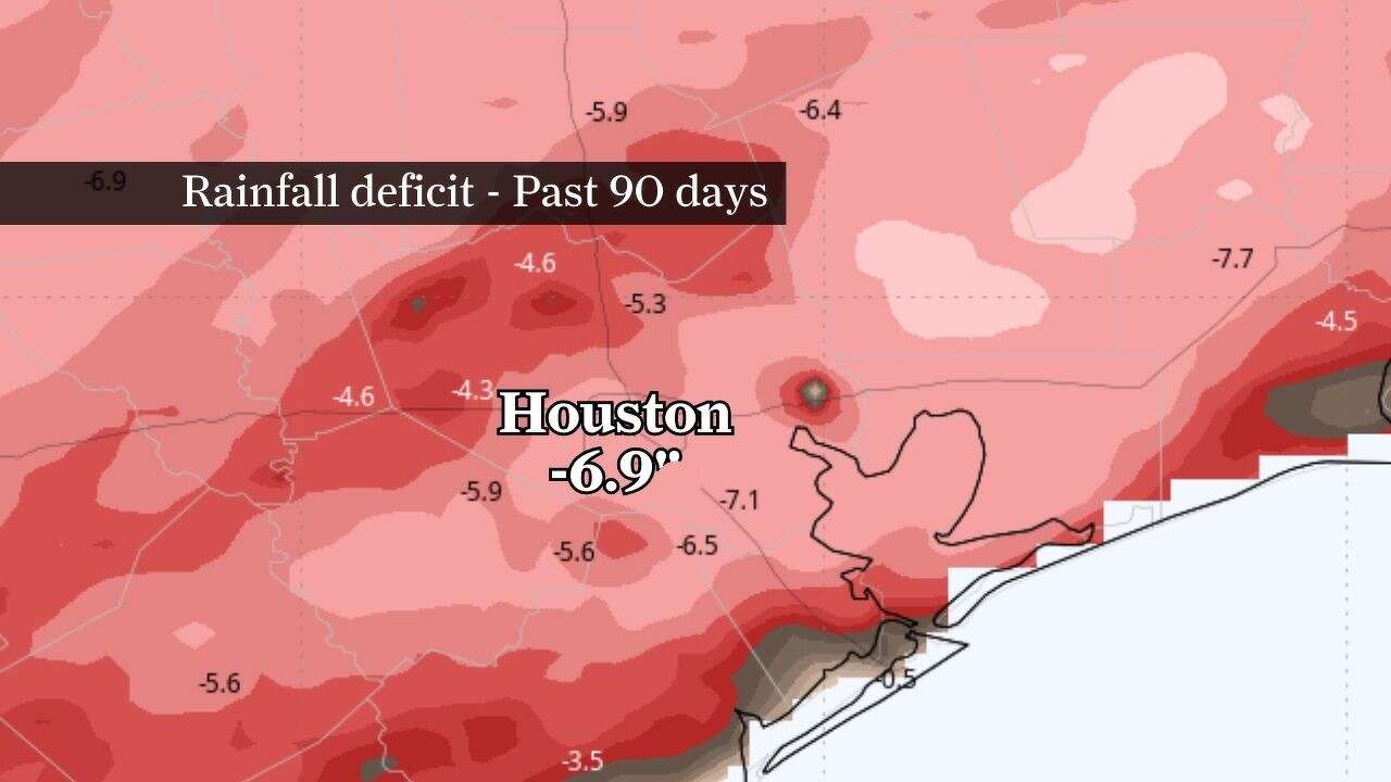 Rain is coming to Texas soon, but how much will Houston need to erase ...