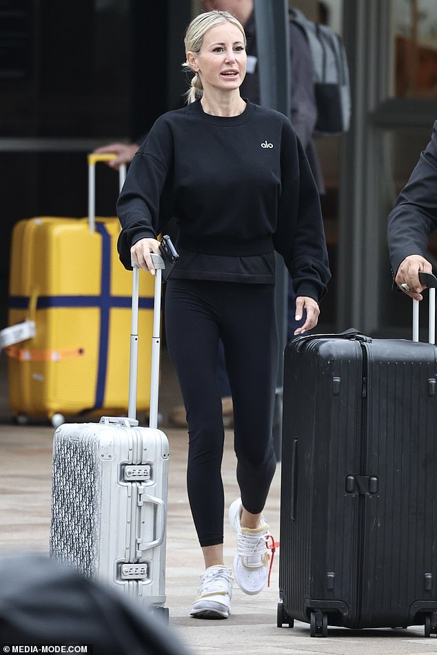 Roxy Jacenko makes rare appearance makeup-free as she jets into Sydney ...