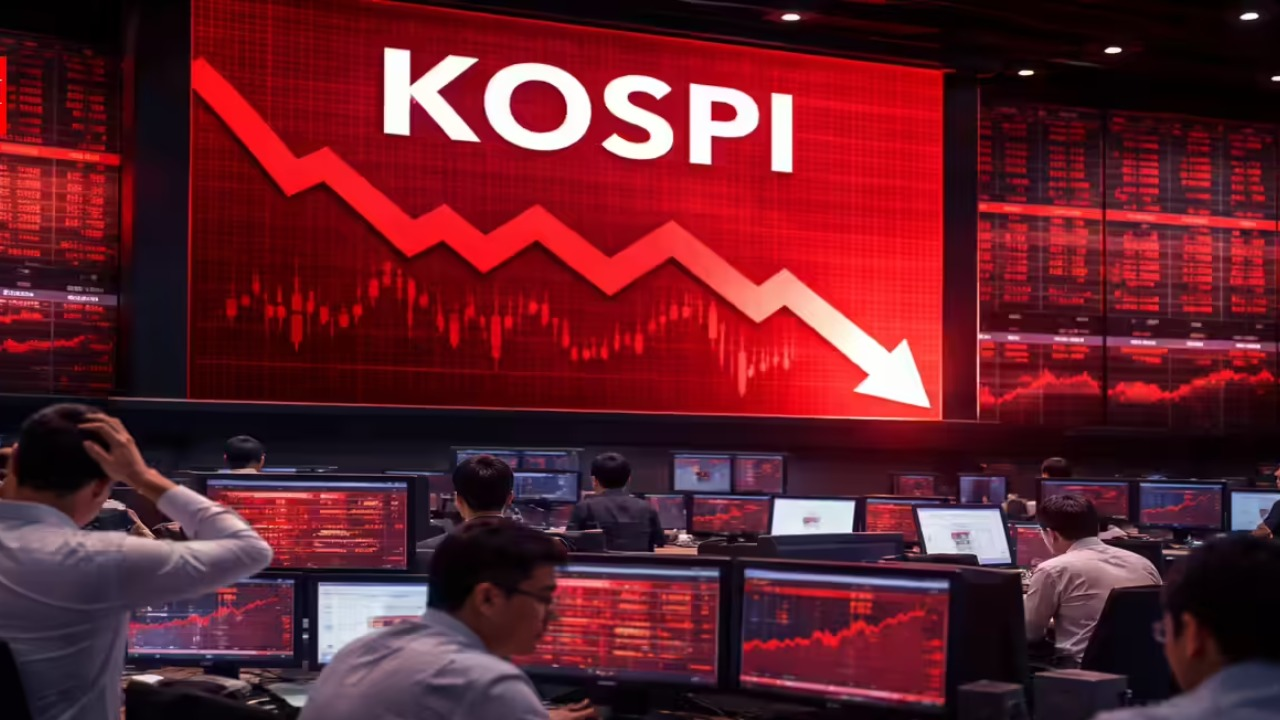 South Korea’s Kospi crashes 13% from record highs as Middle East crisis ...