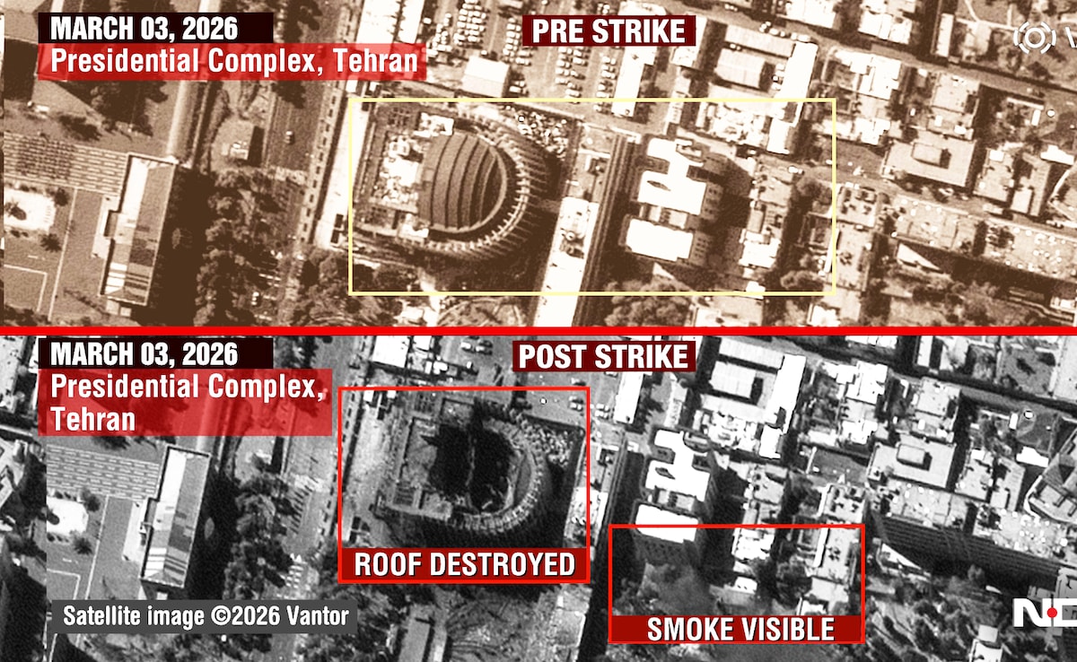 Presidential Palace, Iran Guards HQ hit: Satellite pics show Tehran damage