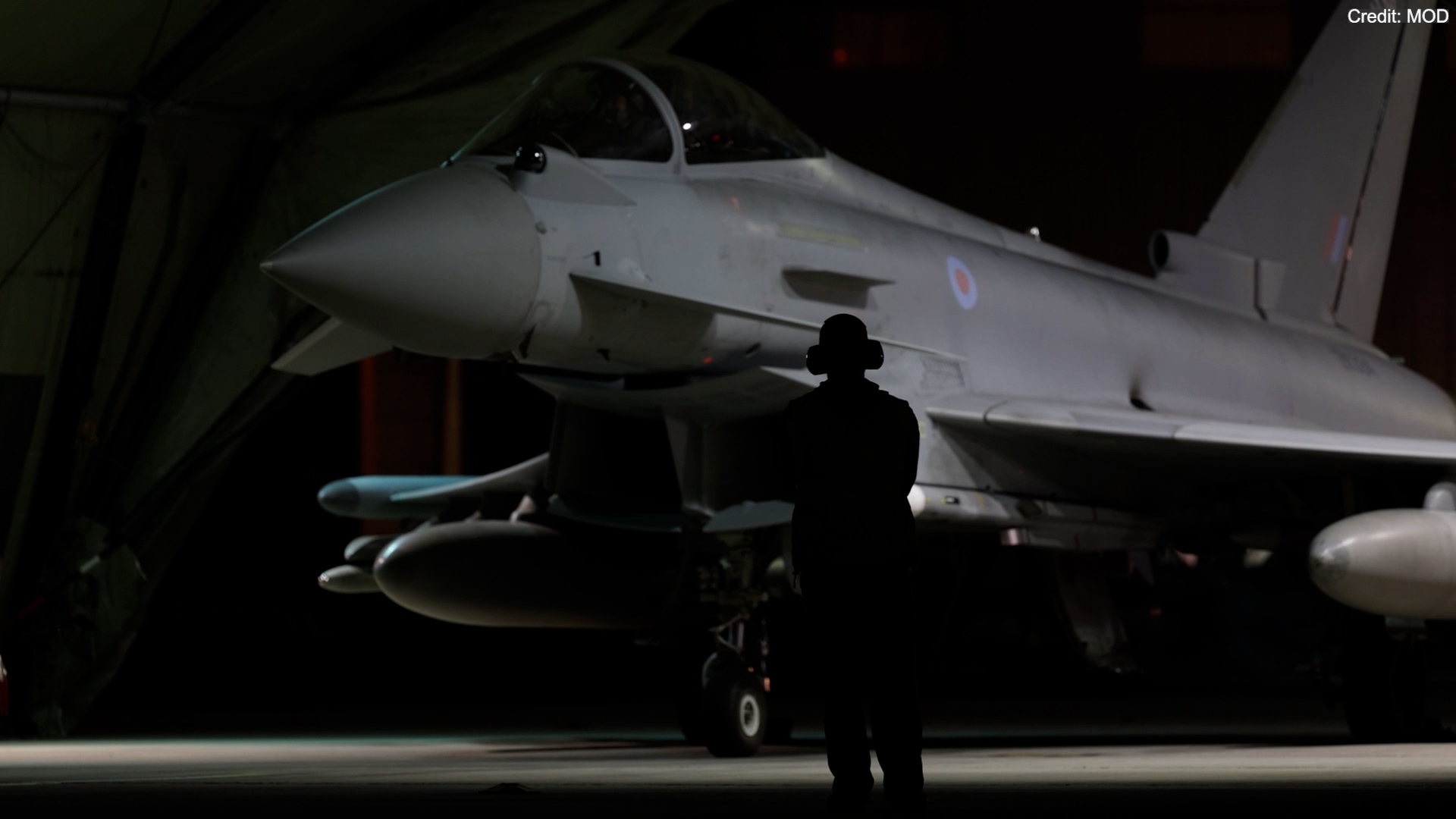 British jets defend allied skies across the Middle East
