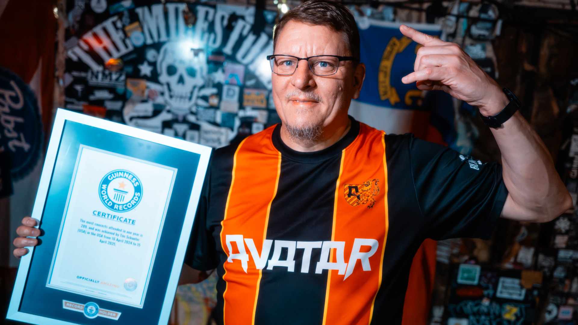 Music fan breaks record attending 289 concerts in one year across seven ...