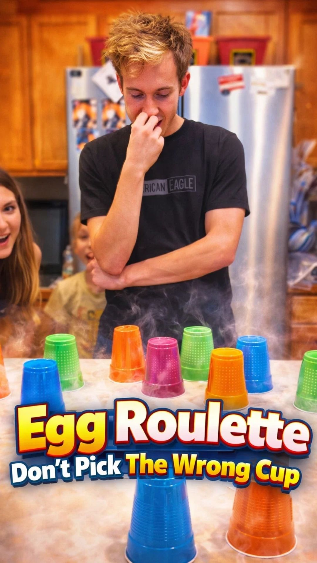 Egg roulette don’t pick the wrong cup
