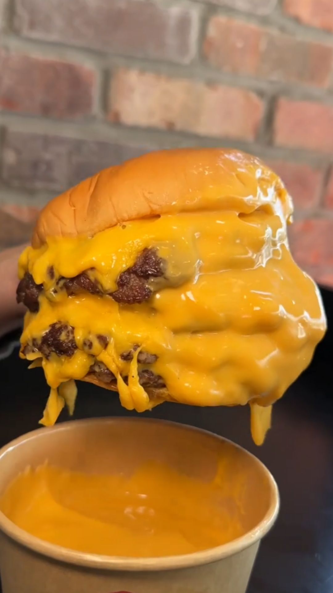 The 5 stack cheesy smash burger everyone’s talking about