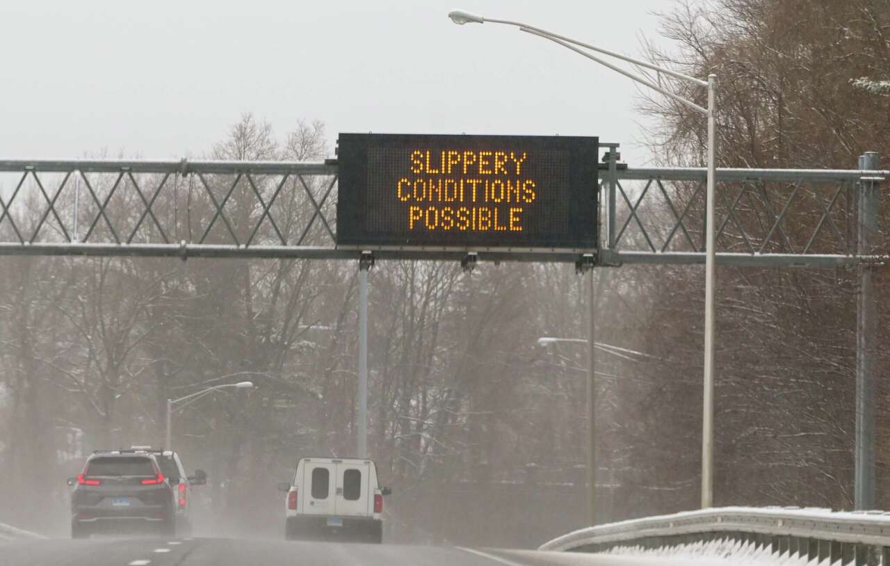 Crashes mostly resolved after black ice causes slippery morning commute ...