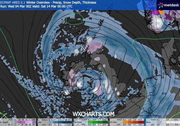 UK snow maps reveal exact date new blizzards hit 27 counties - full list