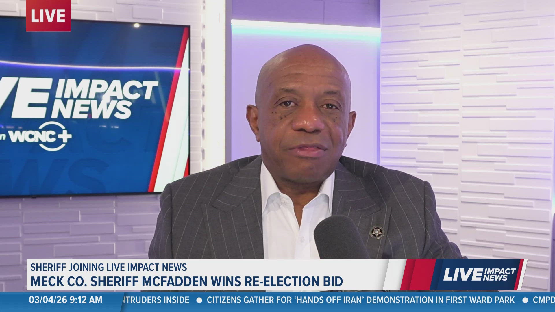 Mecklenburg County Sheriff McFadden discusses primary victory, future plans