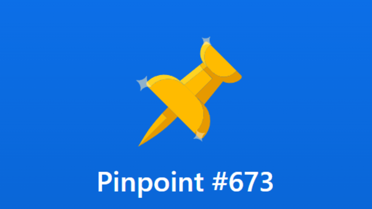 Today’s Pinpoint #673 LinkedIn answer (March 4, 2026)
