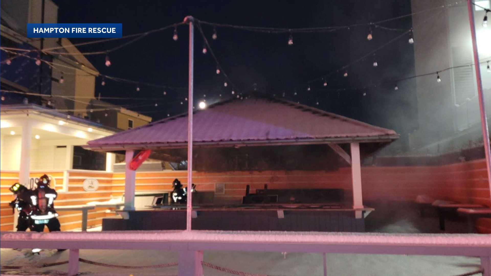 Firefighters put out fire at restaurant on Ocean Boulevard in Hampton