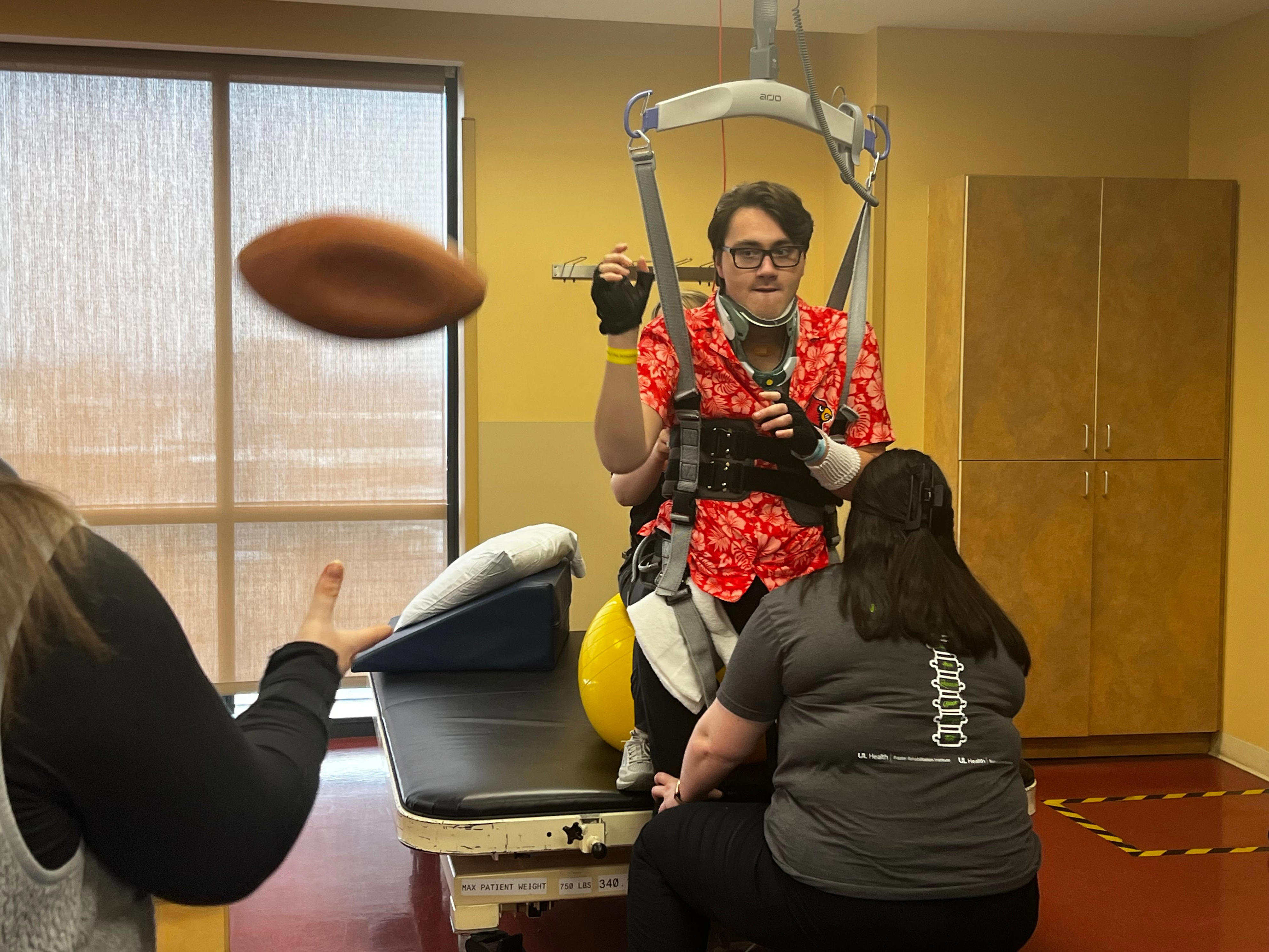 'It's everything.' UofL sportscaster shot in the throat recovers voice