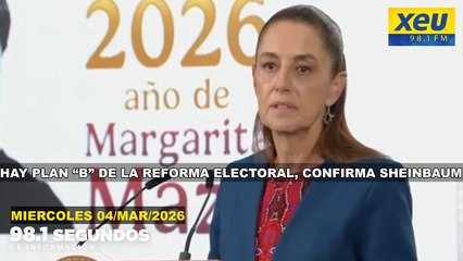 Hay plan B de la reforma electoral, confirma Sheinbaum