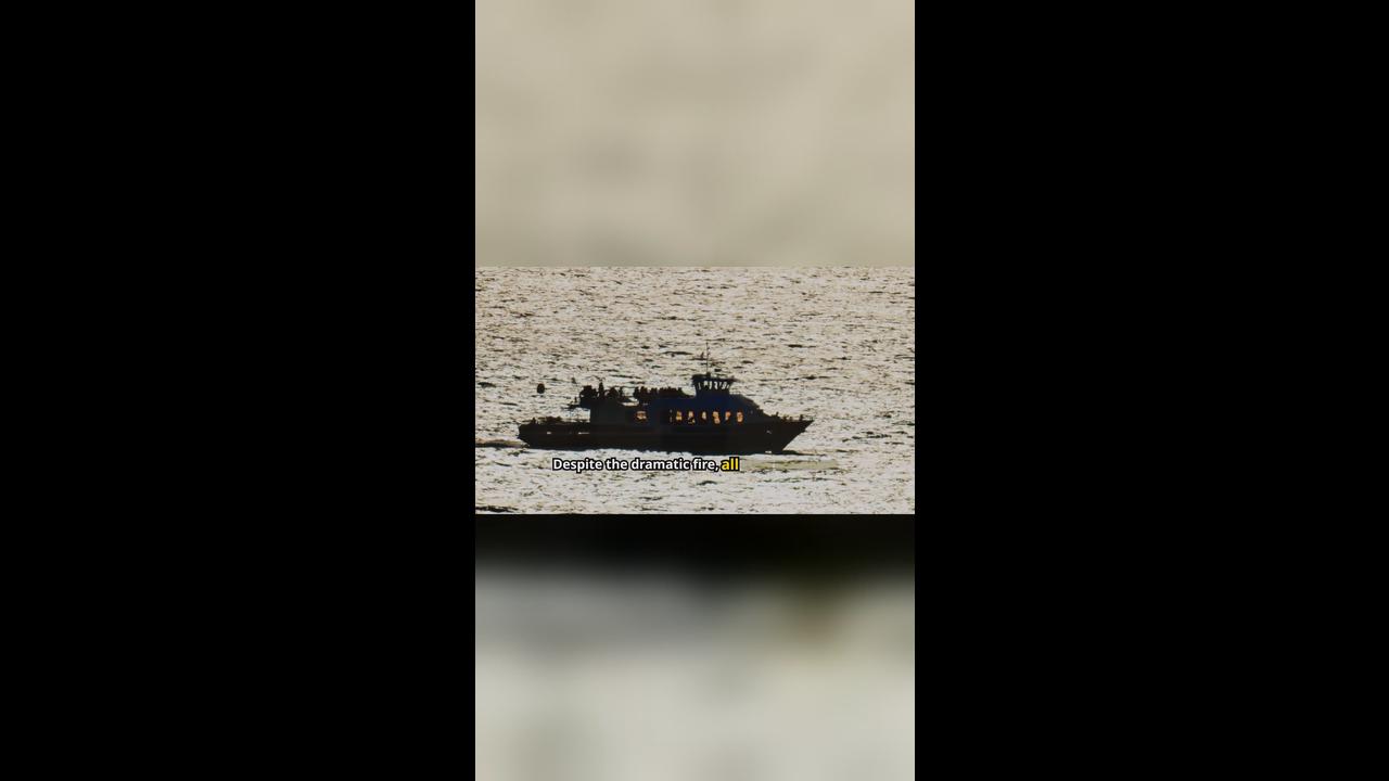 Drone strike ignites Russian gas tanker in the Mediterranean