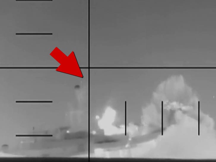 Submarine blows up Iranian warship in video released by Dept. of War
