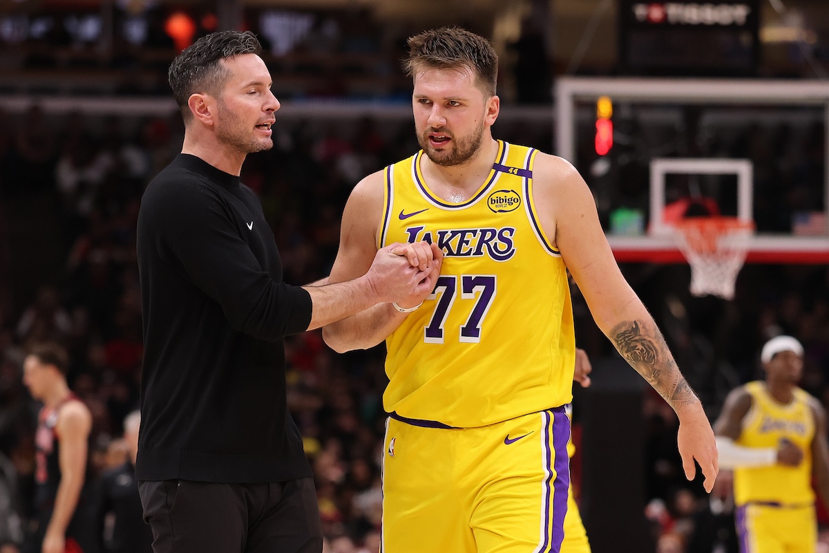 Lakers’ JJ Redick breaks silence on viral Luka Doncic sideline moment