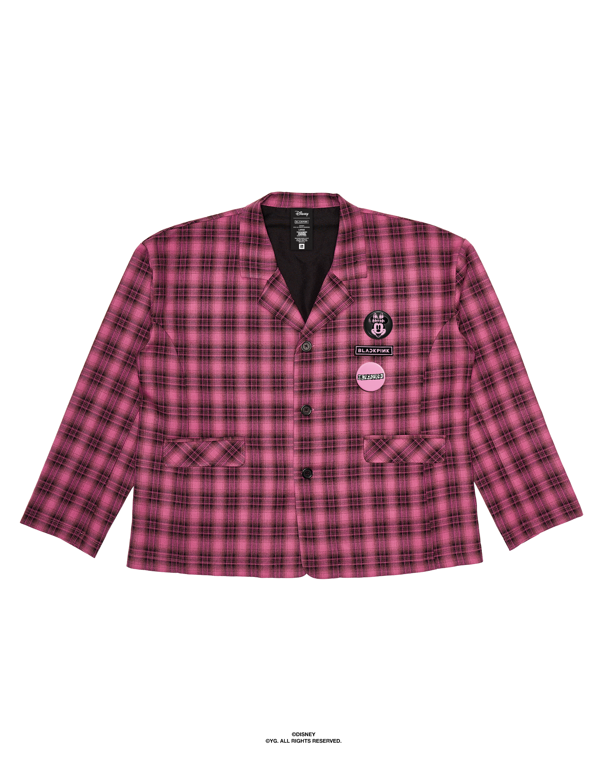 Disney x BLACKPINK Plaid Jacket