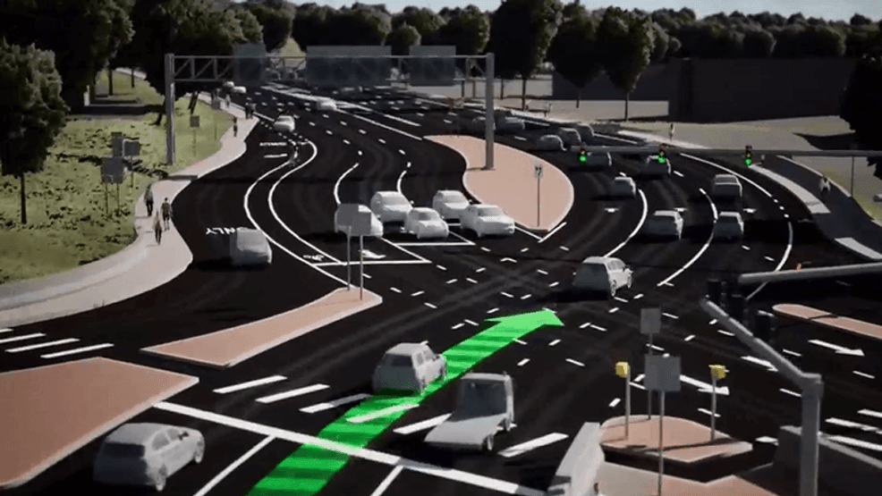 First diverging diamond interchange opens on North Side to boost safety