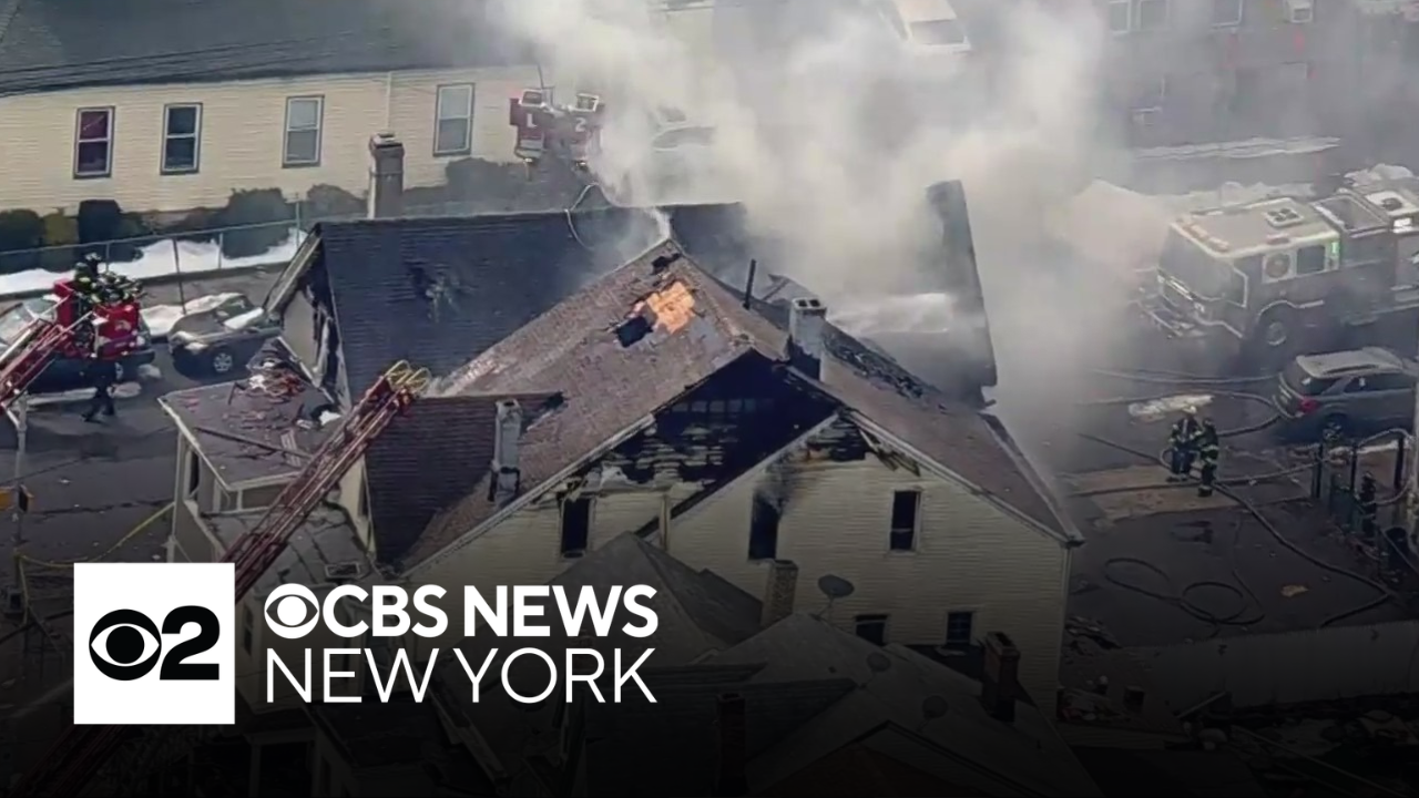 Fire burns through house in New Jersey town