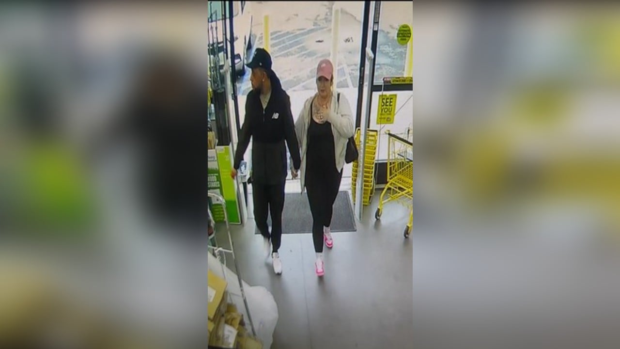 Police look for couple accused of stealing from Dollar General