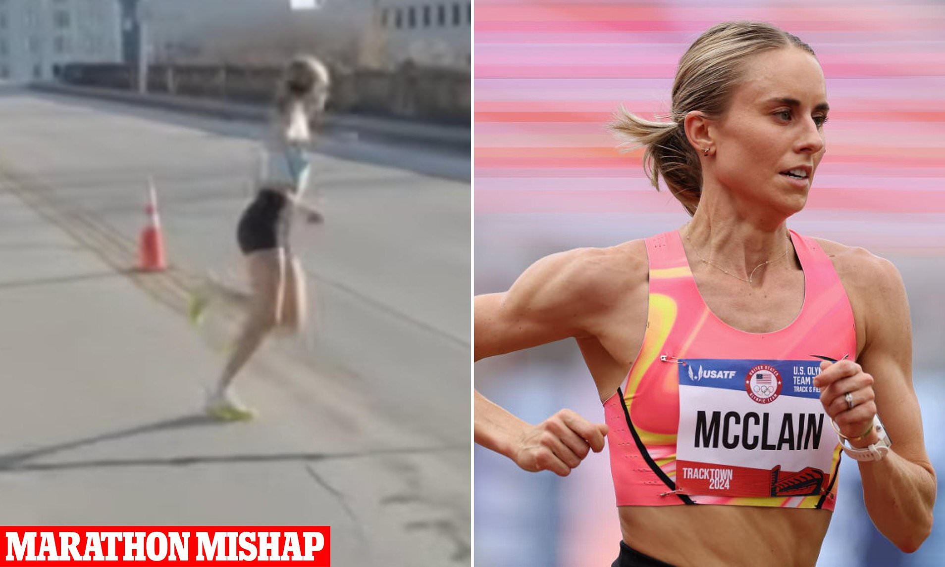 US track star who lost title after being taken the wrong way by hapless ...