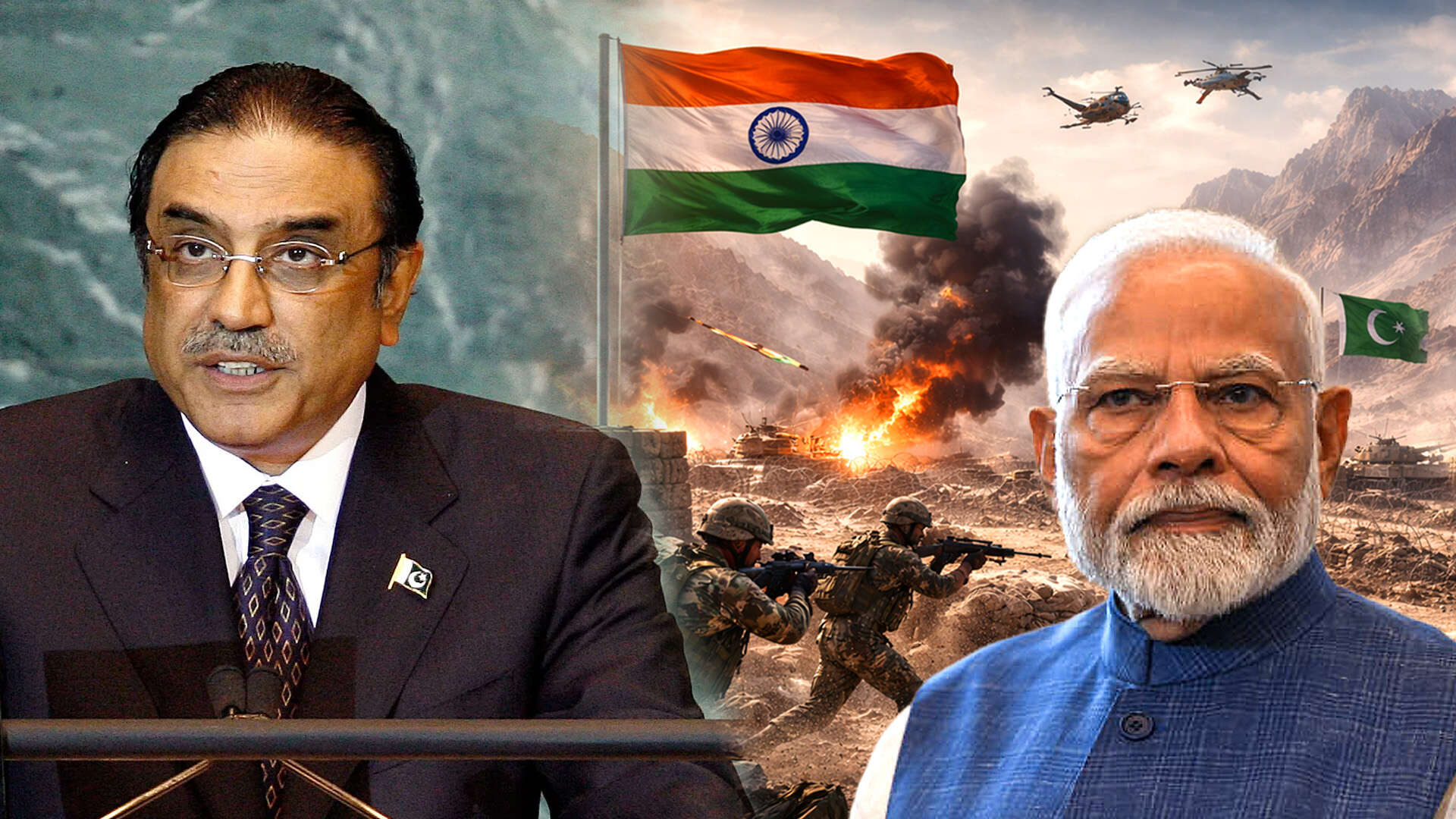 Pakistan President Asif Zardari claims India preparing for war, calls ...