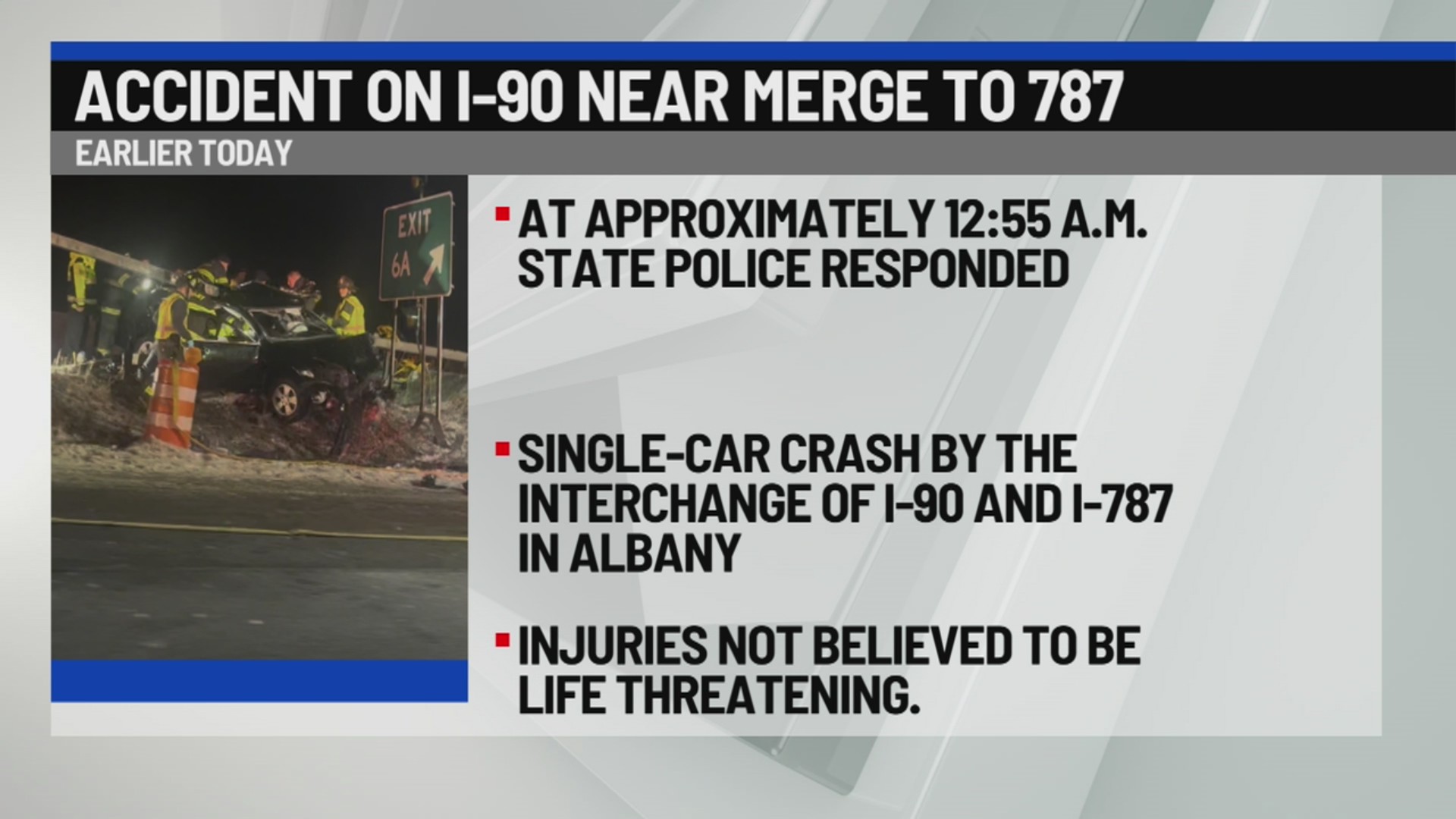Driver seriously injured after overnight crash