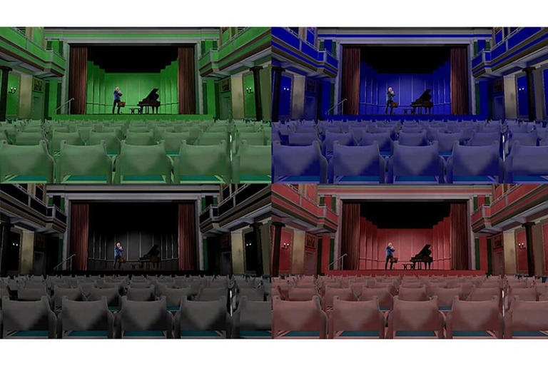 The color of a concert hall actually changes the way you hear music
