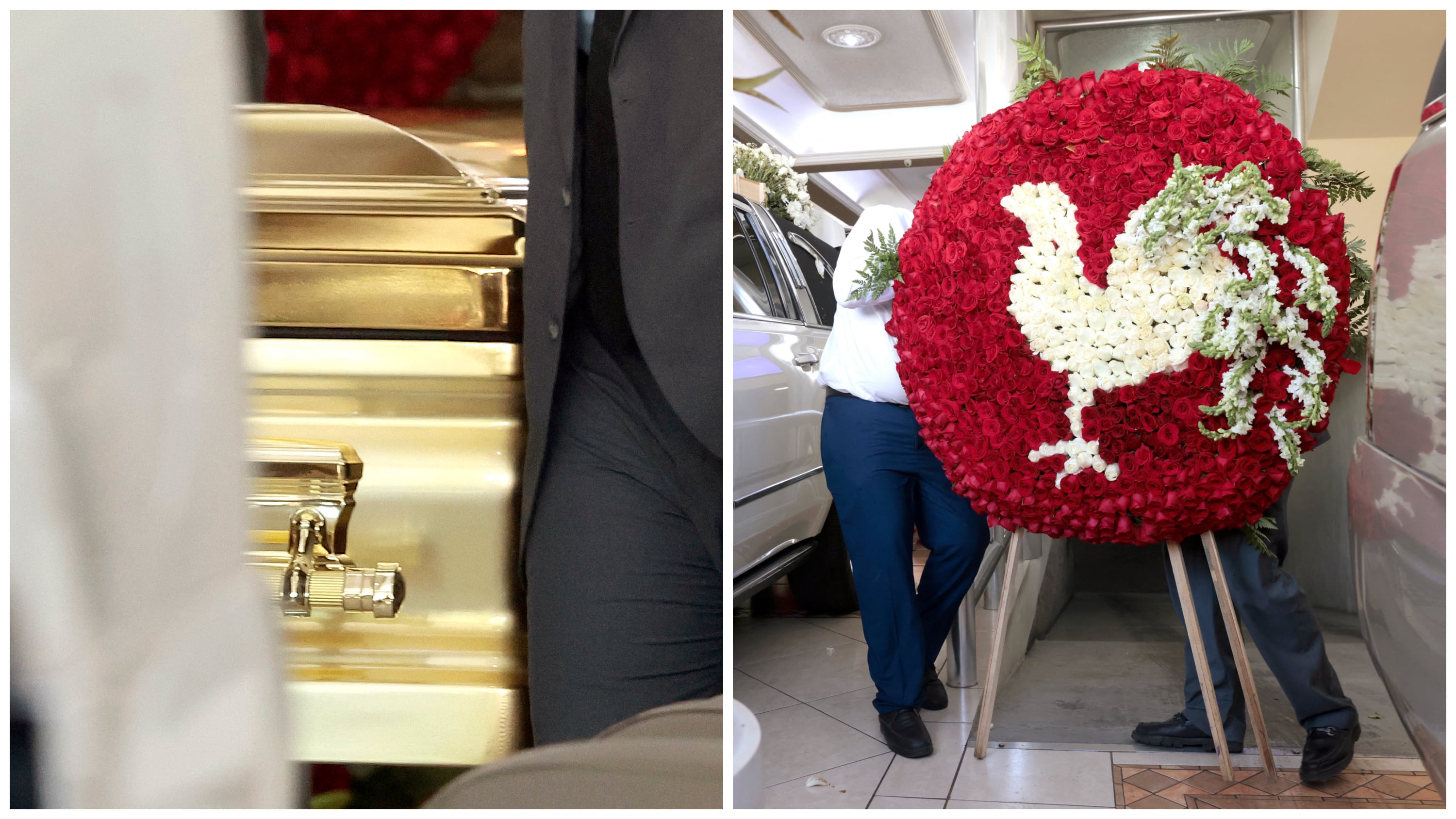 Mexico’s most wanted drug boss buried in golden casket