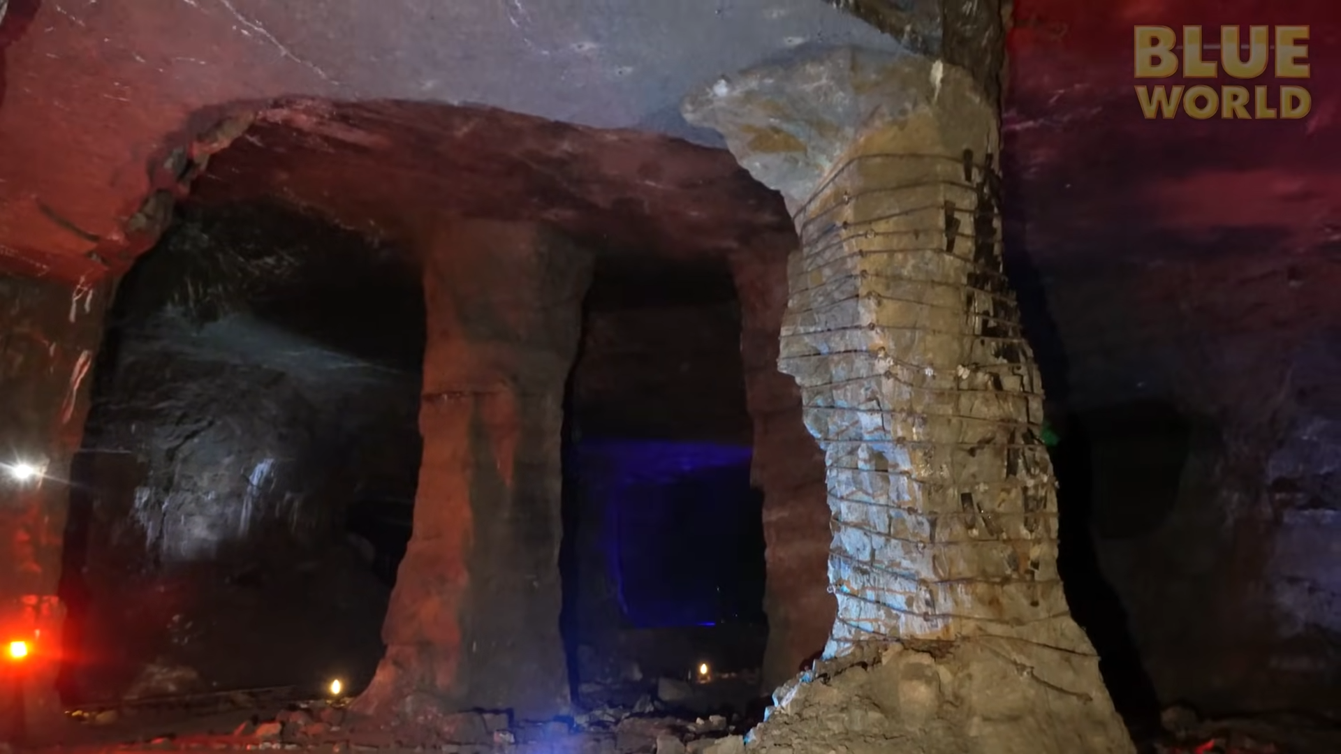 A giant underground mine turned into a hidden dive site