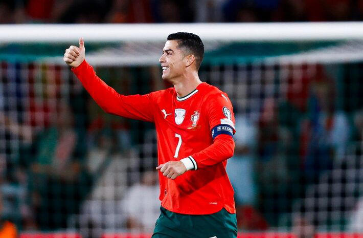 Cristiano Ronaldo sofreu uma lesão muscular e pode perder amistosos da seleção portuguesa Foto: Reprodução/Instagram/@portugal
