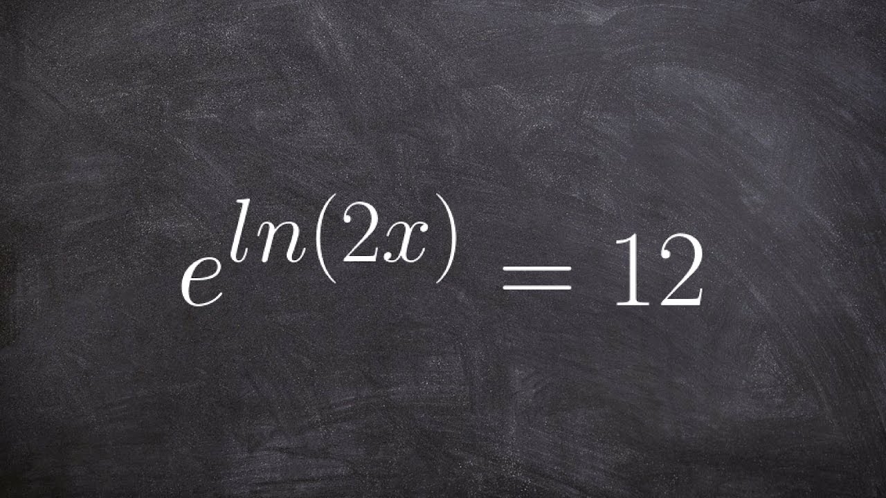 Solve an exponential equation using the properties of logs