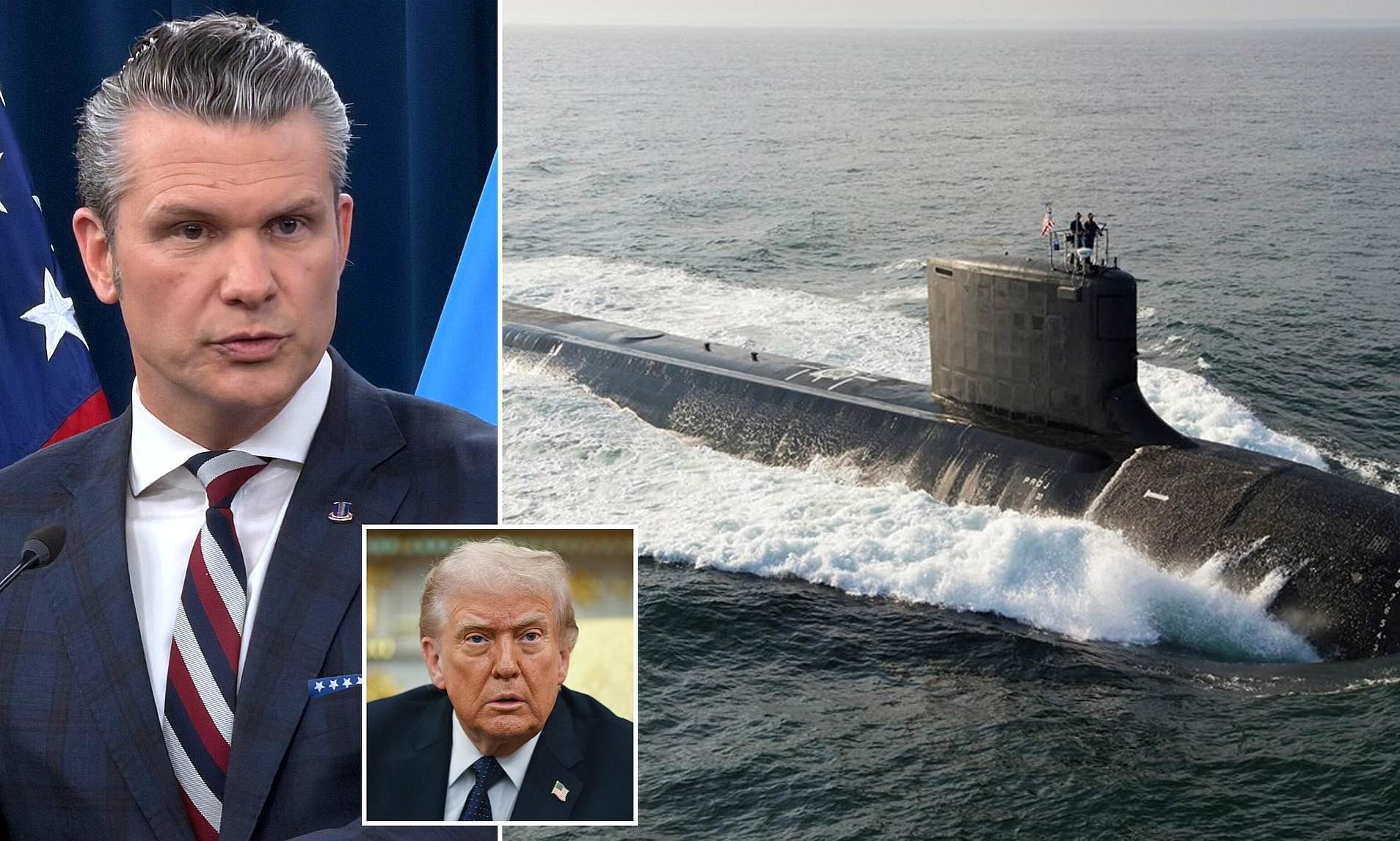 US submarine uses torpedo to sink Iranian warship in international ...