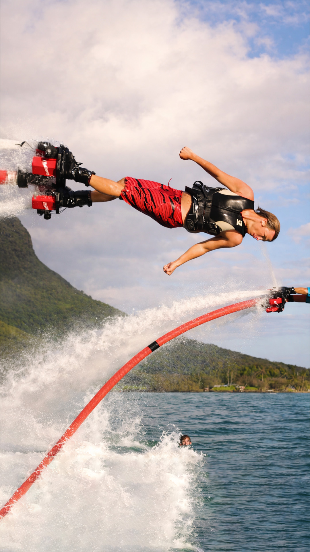 Can you fly over water like this?