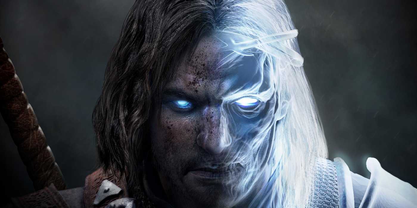 Talion and Celebrimbor in Middle-Earth: Shadow of Mordor glaring