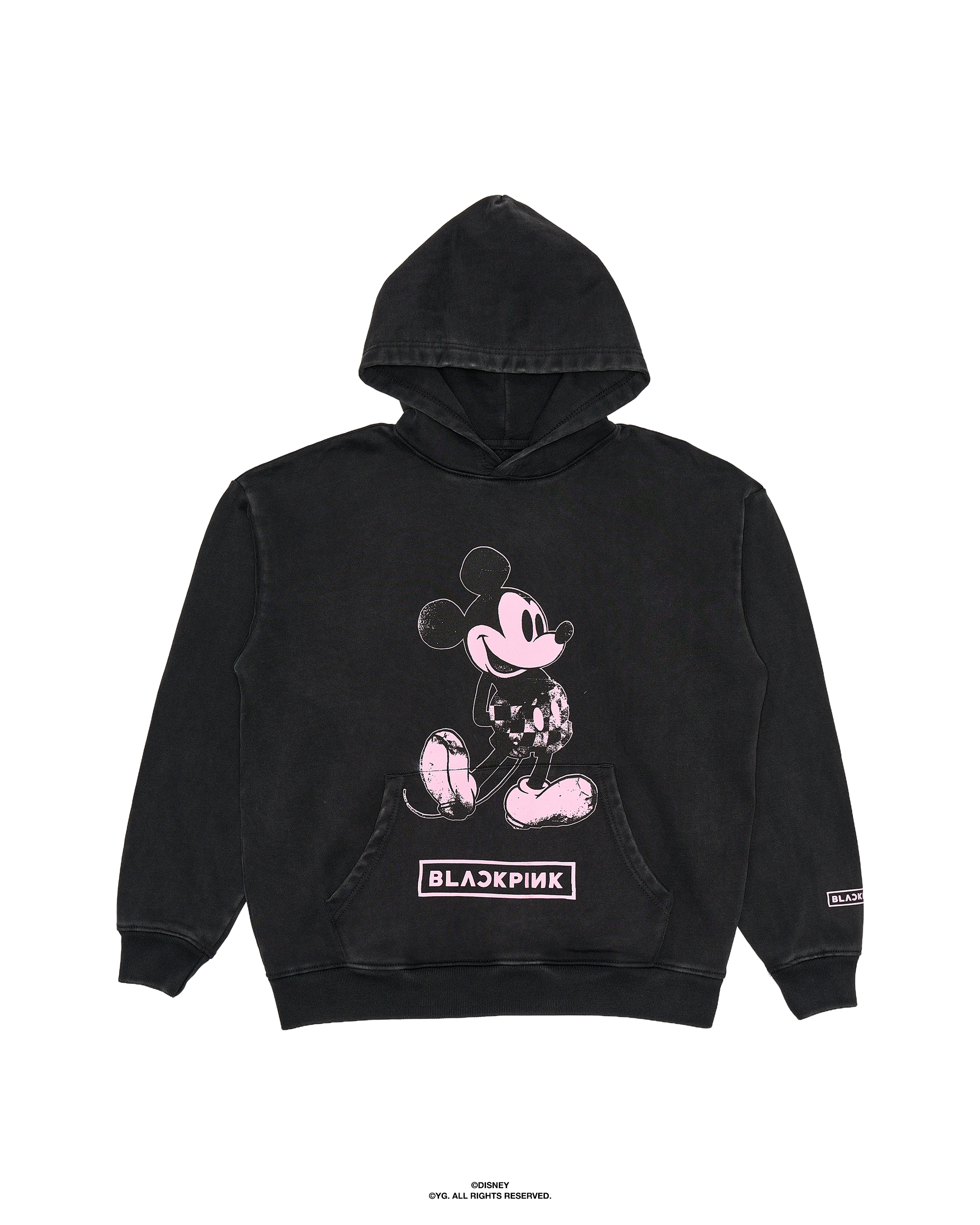 Disney x BLACKPINK Mickey Hoodie (Vintage Black)